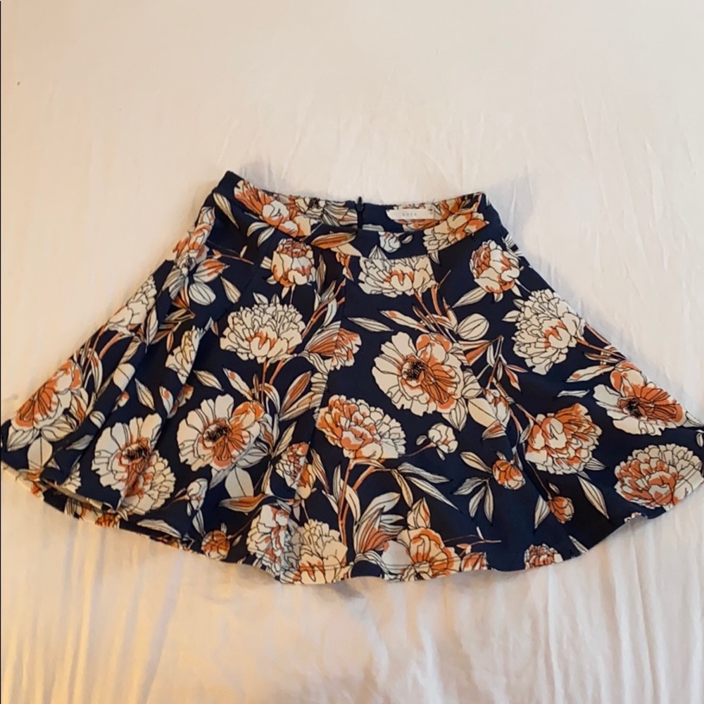 LUSH floral skater skirt